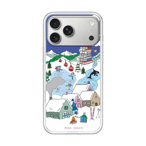 Phong cảnh tuyết Ốp điện thoại mờ từ tính cho iPhone 17 16 Pro 15 14 Pro Max Vỏ bảo vệ mờ cứng