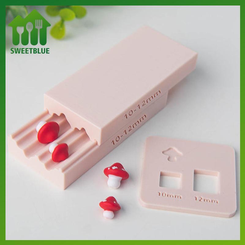 SWEET Mềm Gốm Đất Sét Polymer Khuôn 3D Nấm Chanh Hình Thoi Hạt Thiết Kế Hạt Con Lăn DIY Bông Tai Nelaces Trang Sức Làm n