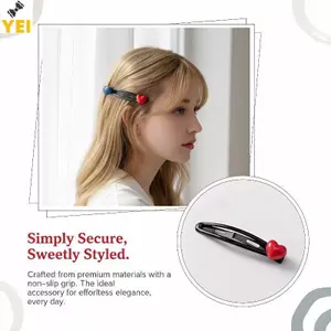 < YEI > 1 Cặp Kẹp Tóc Dễ Thương Bé Gái Nổ Kẹp Trái Tim Tình Yêu Hàn Quốc Barrettes Cho Trang Phục Tiệc Đi Học Mới