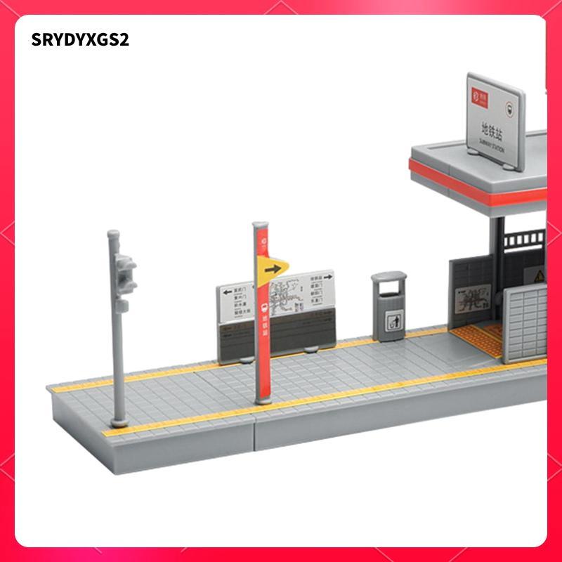 Bộ sưu tập mô hình trạm tàu điện ngầm 1: 64 Đồ trang trí phong cảnh cho