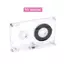 Máy nghe nhạc trống màu Cassette tiêu chuẩn ECK với băng âm thanh từ tính 45 / 60 / 90 phút Hộp lưu trữ trong suốt để ghi âm bài phát biểu HOT