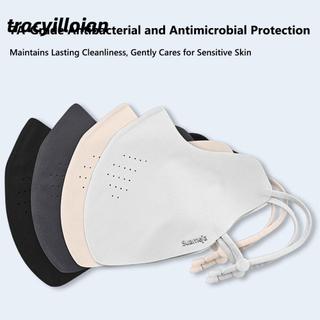 TRACEILLOIAN Mùa Hè Ice Silk, Bảo Vệ Mắt Làm Mát Mặt Nữ, Thời Trang Thoáng Khí Liền Mạch Chống Nắng Chặn Tia UV Mặt Dành Cho Nữ