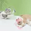 QEARY Cat Teaser Hat, Đồ chơi trêu ghẹo gắn trên đầu có thể điều chỉnh chống cắn, Đồ dùng cho mèo có lông vũ Tự giải trí Phim hoạt hình tương tác Cat Stick Pet Play