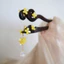 WHX [Laurel Rabbit] Thỏ Trắng Ebony Kẹp Tóc Tấm Kẹp Tóc Phụ Kiện Tóc Sườn Xám Cổ Phụ Kiện Tóc