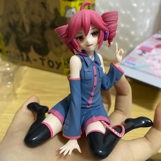 10cm Kasane Teto Tư thế ngồi dễ thương PVC Nhân vật hành động