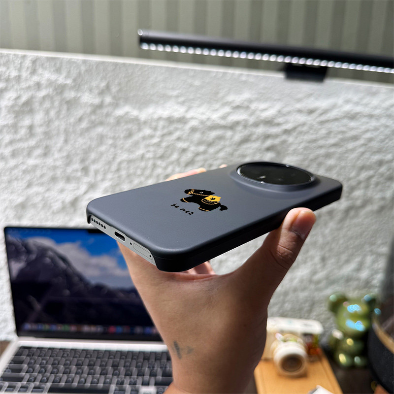 Dành Cho Honor Magic 8 Pro 7 Pro 6 5 Honor GT Pro Win RT 200 100 90 X60 Pro “Rich Horse ” Da Mỏng Cảm Giác Mờ Nửa Vỏ Điện Thoại PC Chống Sốc / 90 GT X60i Alpha Plan Ultra