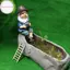 Hodou Câu Cá Gnome Sitter Ngộ nghĩnh Nhựa Chống Tia UV Trang Trí Sân Vườn Ngoài Trời Bãi Cỏ Gnome Cho Sân Bãi Cỏ Tượng Gnome Trang Trí Sân Vườn VN