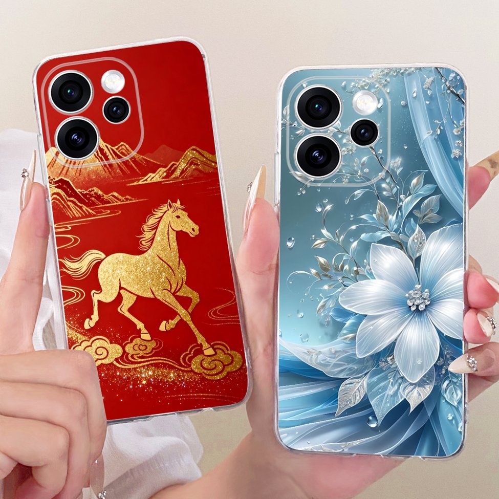 Vỏ Trong Suốt Cho Oppo Reno 15F Ốp điện thoại Thẩm Mỹ Hoạt Hình Dễ Thương Thời Trang Bướm Ngộ nghĩnh Sơn Mặt Sau Cho Oppo Reno 15F