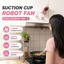 Quạt hút Robot Quạt làm mát USB Mini cho bàn nấu ăn nhà bếp có thể sạc lại
