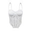 Bán chạy Ren Bán Trong Suốt Lưới Xương Cá Corset Tập Hợp Gợi Cảm Tinh Khiết Desire Xương Cá Top Miếng Lót Ngực Liền Mạch Camisole Phong Cách Mới