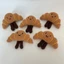 Hoạt Hình Hoạt Hình Len Đan Croissant Thành Vật Trang Trí Quà Tặng Trang Trí Handmade Móc Thực Phẩm Búp Bê