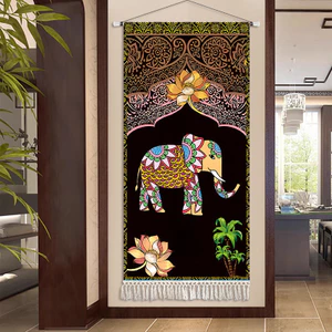 Phong Cách Thái Voi B & B Tranh Treo Tường Vải Tường Phòng Khách Nền Trang Trí Tường Bức Tranh Tường