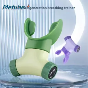 Huấn luyện viên hô hấp METUBE, Tăng cường sức mạnh thở Huấn luyện viên thở, Máy thông gió phổi silicon có thể điều chỉnh di động