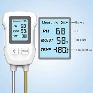 [Ktp] 3 trong 1 kỹ thuật số LCD đất Meter nhiệt độ độ ẩm PH meter với đèn nền nhà máy dụng cụ đo lường cho hoa cây vườn