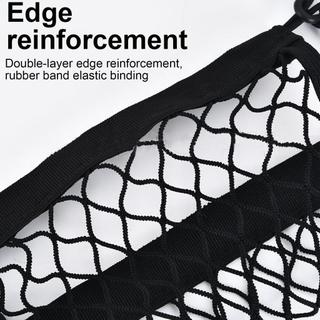 Lưới chở hàng có thể điều chỉnh cho xe máy Lưới Bungee chở hàng bằng vải Polyester đàn hồi cao với 4 móc dày Dễ dàng lắp đặt hdjvn