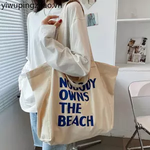 Túi Vải Nữ Dung Tích Lớn Túi Vải Dung Tích Lớn Mạnh Nhật Bản Đơn Giản Bento Túi Xách Cô Gái Làm Việc 2023
