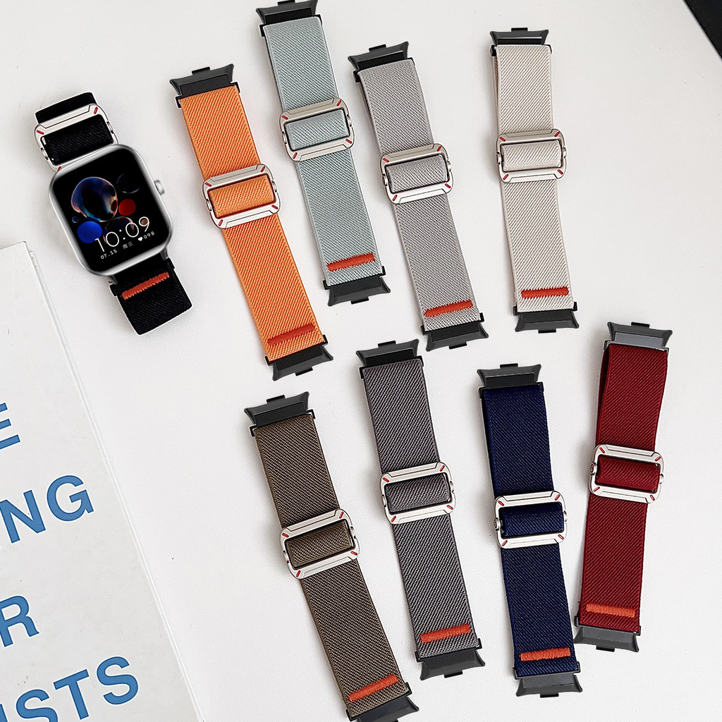 Dây đeo Nylon cho Redmi Watch 6 5 4 cho Mi Band 10Pro / 8Pro / 9Pro Vòng đeo tay co giãn thoáng khí