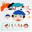 CANAMEK Kids Montessori Trò chơi biểu cảm khuôn mặt Đồ chơi thay đổi cảm xúc với 16 chiếc Thẻ Học tập mầm non Đồ chơi giáo dục CSF