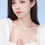 {Thép Titan Không Phai Màu} Camellia Khóa An Toàn Mặt Dây Chuyền Vòng Cổ Nữ Tính Khí Ánh Sáng Sang Trọng ins Cao Cấp Xương Đòn Dây Chuyền 26.3.22