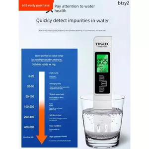 Bút kiểm tra chất lượng nước Tds Máy lọc nước gia đình có độ chính xác cao Máy kiểm tra nước Dụng cụ chất lượng nước Thử nghiệm tiêu chuẩn đa chức năng