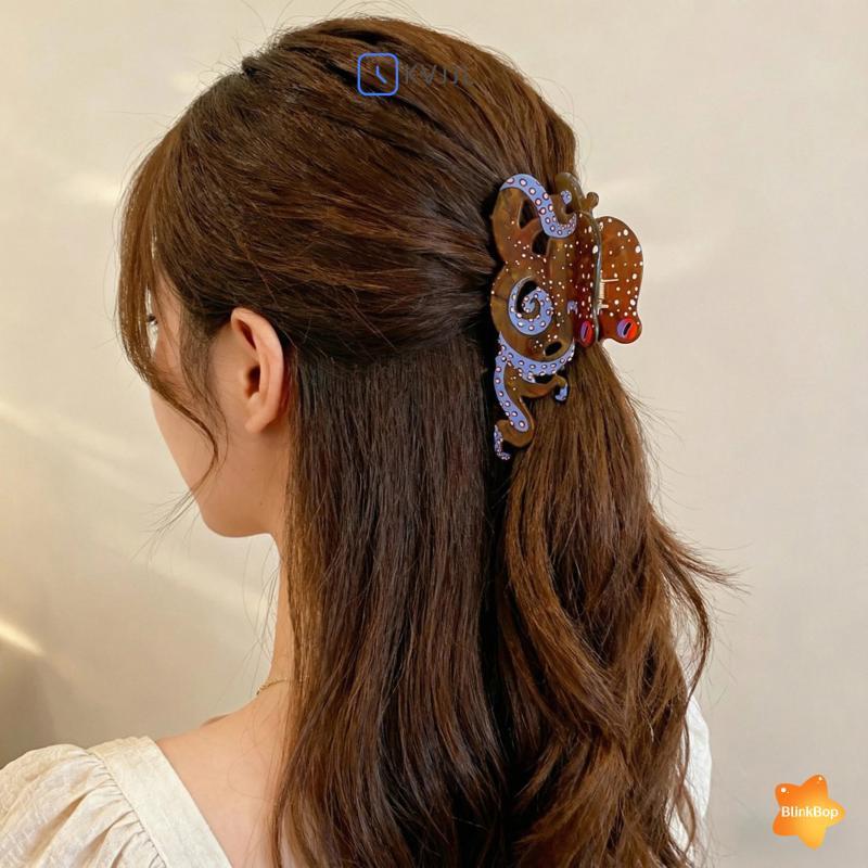 [KvJJL-t] Kẹp Tóc Cá Mập Bạch Tuộc 1 Chiếc Sáng Tạo Động Vật Biển Lấy Kẹp Thiết Kế Vui Nhộn Phụ Kiện Tóc Cho Nữ Cô Gái Tạo Kiểu Mới