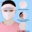 AqToCna Nữ Mỏng Thoáng Khí Ice Silk Dài Ne Full Face Mask Mùa Hè AqToCna