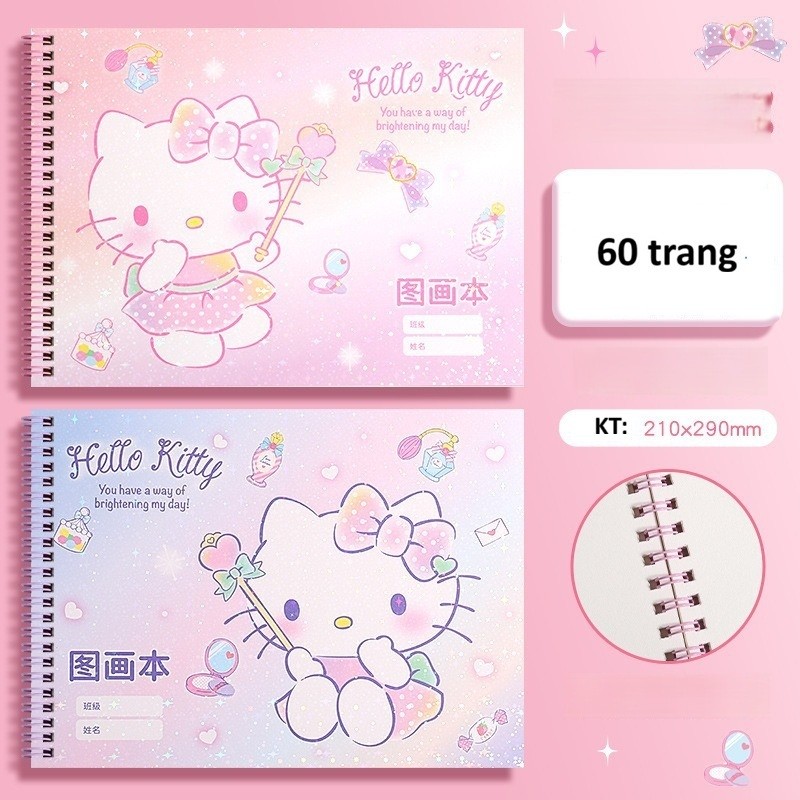 Quyển 30 tờ giấy vẽ A4 cho bé in hình Capybara Panda dễ thương MUN STORE QUYENVECAPY1461