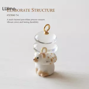 LUImo Phong Cách Đơn Giản Dễ Thương Dòng Động Vật Nhỏ Mặt Dây Chuyền Cáo Phụ Kiện Thép Không Gỉ SBS
