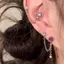 Nhíp 1 Cái / 1 Bộ Chó Con Dễ Thương Paw Zircon Bướm Xương Tai Móng Tay Thời Trang Mới Trang Sức Tai Phong Cách Sang Trọng Cho Nữ Bông Tai Y2K Tặng VN