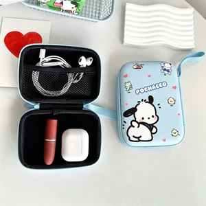 Dễ Thương Pochacco Túi Du Lịch Đa Năng Sắp Xếp Túi Sạc Tiện Ích Lưu Trữ Cáp Eva Người Tổ Chức