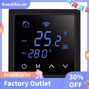 Bộ điều chỉnh nhiệt nhà thông minh WIFI Bộ điều chỉnh nhiệt sàn ấm áp Điều khiển từ xa cho bộ điều khiển nhiệt độ sưởi sàn 16A
