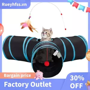 Đồ chơi ống hầm mèo cưng 3 chiều, đường hầm cho mèo trong nhà, Kitty lỗ nhàm chán đồ chơi bóng mèo, chó con, Kitty,