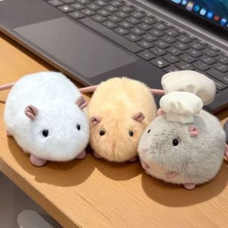 ASDFGER Sang Trọng Hamster Đồ Chơi, Vải Lông Tơ Mềm Mô Phỏng Chuột Xuất Hiện Động Vật Nhồi Bông, Kawaii / Thiết Kế Đáng Yêu Túi Đậu Đầy Giảm Căng Thẳng Bóp Đồ Chơi Quà Tặng Sinh Nhật