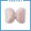 Gối Ném Hình Nơ Trong Suốt Viền Viền Trang Trí Gối Chấm Trang Trí Nhà Cho Phòng Ngủ, Ghế Cửa Sổ, Lounging