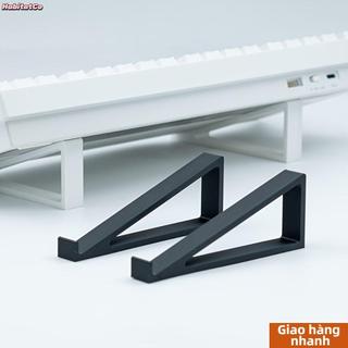 [Vận chuyển nhanh] HABITATCO Giá đỡ nâng bàn phím 1 cặp, Giá đỡ bàn phím máy tính bằng nhựa di động, Phụ kiện Giá đỡ màn hình góc bàn phím nâng lên