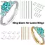 Luckyew Vòng Kích Thước Dụng Cụ Giảm Tốc Xoắn Ốc Mùa Xuân Dựa Nhẫn Điều Chỉnh Vô Hình Thắt Lưng Cố Định Rời Kích Thước Vòng Giảm Miếng Lót Cần Thiết Cho Nhẫn Cưới TQ