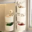 Hộp Bảo Quản Hàng Sẵn Có Treo Tường Không Đục Lỗ Kệ Nhà Bếp Gừng Tỏi Gừng Gia Vị Tỏi Giỏ Bảo Quản Tỏi Trong Suốt Nhiều Ngăn Hộp Bảo Quản Đa Năng