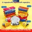 MAKY 100 Chiếc Phim Nhôm Dùng Một Lần Bạch Tuộc Bóng Paaging Hộp Bảo Quản Nhiệt Thực Phẩm Đường Phố Nhật Bản Takoyaki Takeaway Sna Paing Hộp Đựng Đồ Dùng Dự Tiệc VN