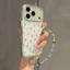 Ốp điện thoại dây chuyền mưa đầy màu sắc mạ vàng cho iPhone 17 Pro Max 16 15 14 13 Vỏ bảo vệ chống sốc