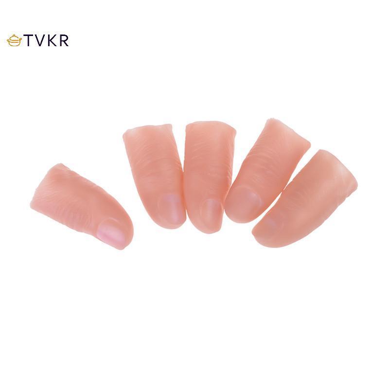 TVKR 5 Cái Giả Mềm Ngón Tay Cái Đầu Ngón Tay Cận Cảnh Giai Đoạn Magic Tri Bán Buôn OIK