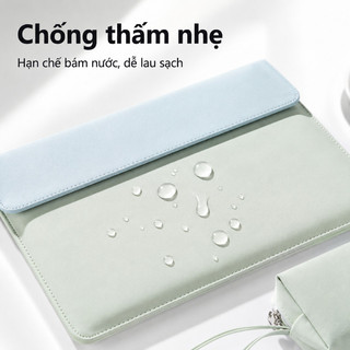 Túi da PU đựng laptop 13.6-14.2 inch chống thấm nước, thiết kế đơn giản, tùy chọn màu sắc