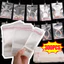 100 / 200 / 300 Túi OPP dày trong suốt cao, Túi nhựa lỗ treo niêm phong tự dính cho phụ kiện nhỏ Bao bì và trưng bày