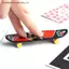 MỚI Nhựa Mini Skate Ngón Tay Trượt Ván Ngón Tay Đồ Chơi Mới Lạ Cho Bé Trai Quà Tặng SKY