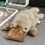 GHX Hộp đựng bút chì Platypus dễ thương Túi đựng mỹ phẩm Túi đựng bút sang trọng Dung tích lớn Túi đựng đồ dùng học tập Hộp văn phòng phẩm Túi đựng máy tính để bàn VN