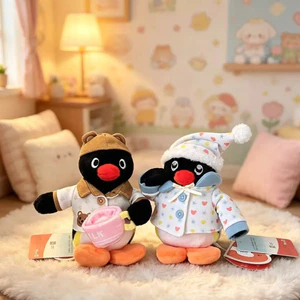 Spike Price [Chính hãng] Pingu Pyjama Series Sang Trọng Quyến Rũ Vui Nhộn Búp Bê Chim Cánh Cụt Dễ Thương Móc Khóa Ba Lô Quà Tặng Quyến Rũ
