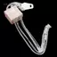 AqToCna Ngọc Trai Chữ Thập Áo Ngực Dây Xích Cho Nữ Bikini Bụng Dây Xích Phụ Kiện Áo Ngực Gợi Cảm Dây Xích Ngực Trang Sức Cơ Thể AqToCna