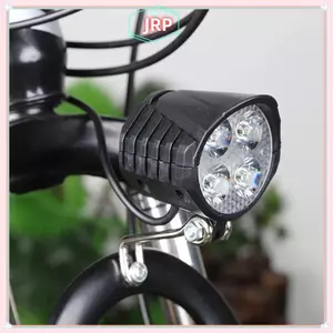 JRP 36-72V Xe Đạp Điện Có Sừng 12W LED Xe Tay Ga Điện LED Đèn Trước Chống Thấm Nước Đi Xe Đạp Đèn Pha Cho E-Bike JRP