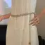 PNPIA- Bohemian Retro Phong Cách Dân Gian Dây Thắt Lưng Nữ Phiên Bản Hàn Quốc Của Váy Mới Có Thắt Lưng Cao Cấp Với Dây Thắt Lưng Trắng