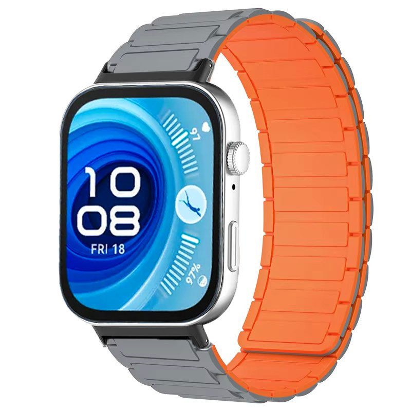 Dây đeo vòng tay silicon từ tính cho phụ kiện dây đeo đồng hồ có thể thay thế Huawei Fit 5Pro / Fit 4Pro / Fit 5 / 4 / 3