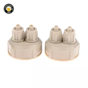{TB & Bag} 2 Chiếc Hệ Thống CO2 Bể Cá Van Ống Guage Nắp Chai Bể Cá Thực Vật Sống Máy Khuếch Tán Không Khí Dụng Cụ Phát Điện.